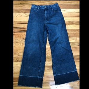 Wide Leg Dark Wash Jeans